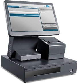 Software de facturación iGEST POS en un terminal físico